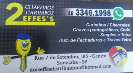 Imagem ilustrativa da empresa 2EFFE´S CHAVEIRO E CARIMBO em Sorocaba - SP