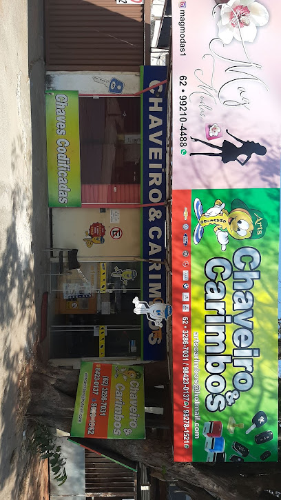 Arts chaveiro e carimbos no jardim América em Goiânia - GO