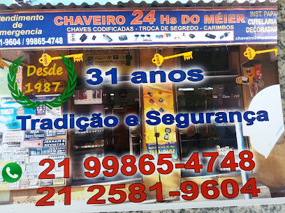 chaveiro 24 horas no meier em Rio de Janeiro - RJ