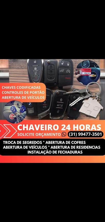 Imagem ilustrativa da empresa Chaveiro 24H - Rafael em Contagem - MG