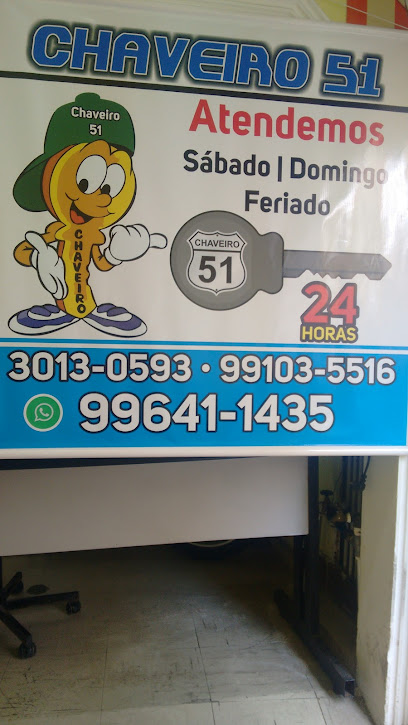 Chaveiro 51 24 Horas em Sorocaba - SP