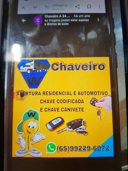 Imagem ilustrativa da empresa Chaveiro A 24 horas W em Cuiabá - MT