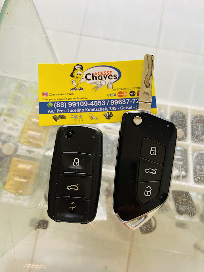 Chaveiro acesse chaves em João Pessoa - PB