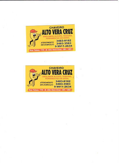 Chaveiro Alto Vera Cruz em Belo Horizonte - MG