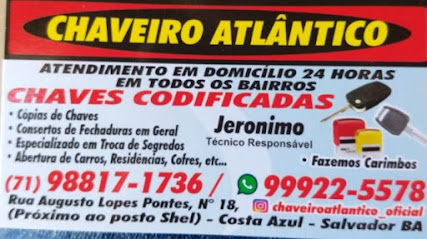 Chaveiro Atlântico em Salvador - BA