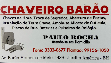 Chaveiro Barão em Belo Horizonte - MG