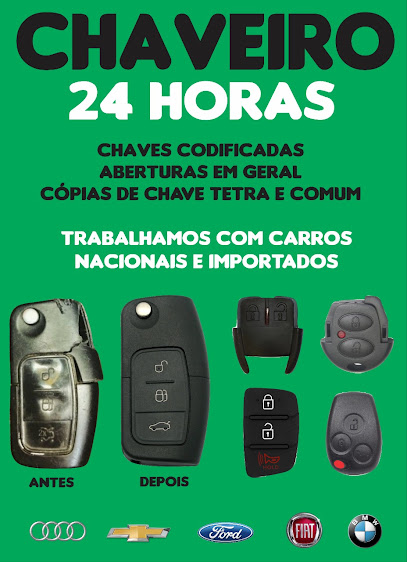 Imagem ilustrativa da empresa Chaveiro Canto do Forte 24 horas em Praia Grande - SP