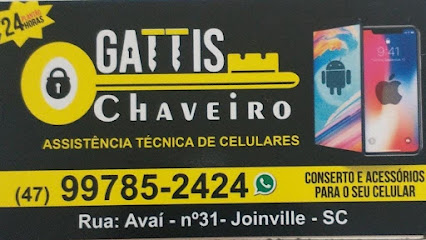 Imagem ilustrativa da empresa Chaveiro e Assistencia Gattis em Joinville - SC