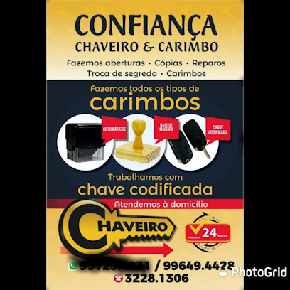 Imagem ilustrativa da empresa Chaveiro e Carimbo Confiança em Serra - ES