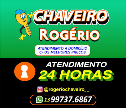 CHAVEIRO EM SANTOS/CHAVEIRO ROGÉRIO 24 HORAS em Santos - SP