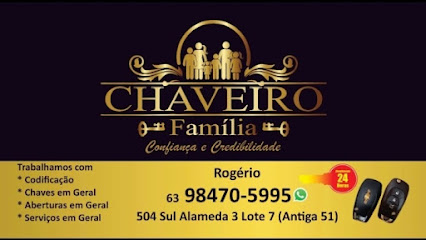Chaveiro Familia em Palmas - TO