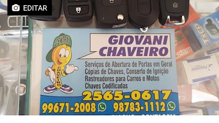 Imagem ilustrativa da empresa Chaveiro-giovaniassis em Contagem - MG