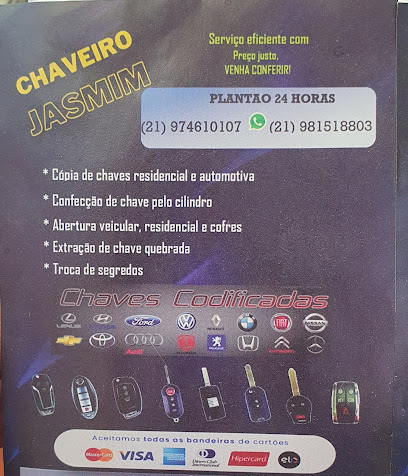 Imagem ilustrativa da empresa Chaveiro Jasmim em Nova Iguaçu - RJ