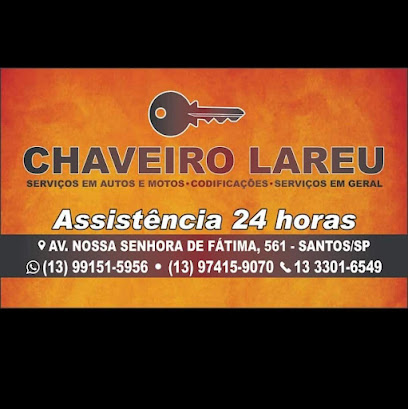 Chaveiro Lareu 24 Horas em Santos - SP