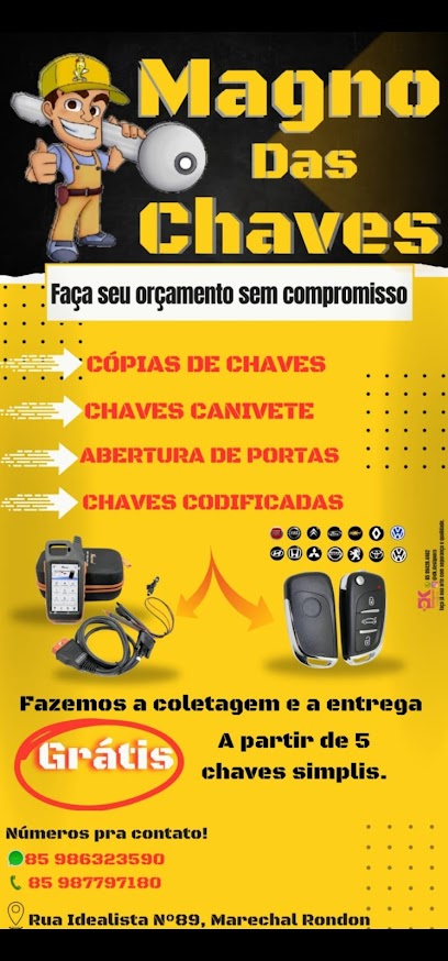 Imagem ilustrativa da empresa Chaveiro Magno em Caucaia - CE