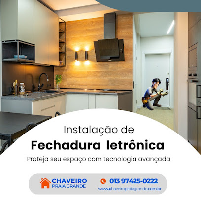 Imagem ilustrativa da empresa Chaveiro Móvel Praia Grande 24 Horas em Praia Grande - SP