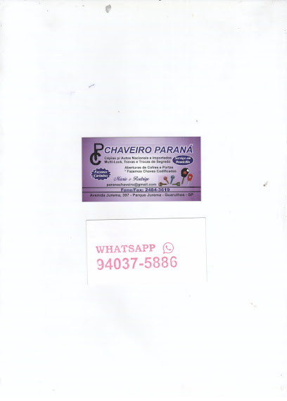 Chaveiro Paraná em Guarulhos - SP