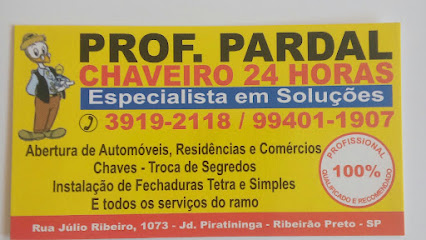Chaveiro Prof. Pardal 24 Horas em Ribeirão Preto - SP