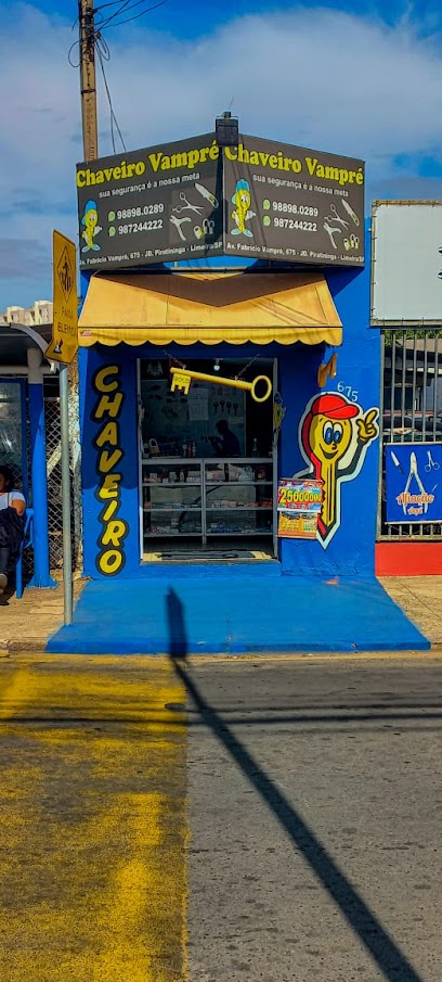 Chaveiro Vampré 24H em Limeira - SP