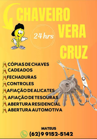 Chaveiro Vera Cruz em Aparecida de Goiânia - GO