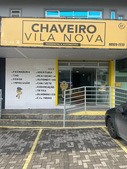 Chaveiro Vila Nova - Plantão 24 horas em Blumenau - SC