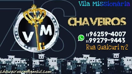Chaveiros VM em São Paulo - SP