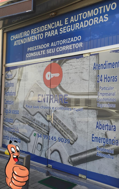 Imagem ilustrativa da empresa Entrare Chaveiro 24 horas em Caxias do Sul - RS