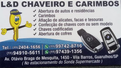L&D - Chaveiro e Carimbos em Guarulhos - SP
