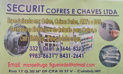 Imagem ilustrativa da empresa Security Cofres e Chaves Ltda em Cuiabá - MT