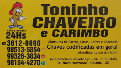 Toninho Chaveiro e Carimbos em Goiânia - GO
